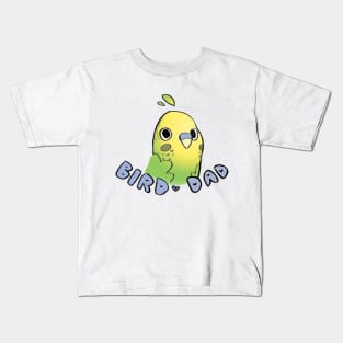 Full Time Bird Dad Kids T-Shirt